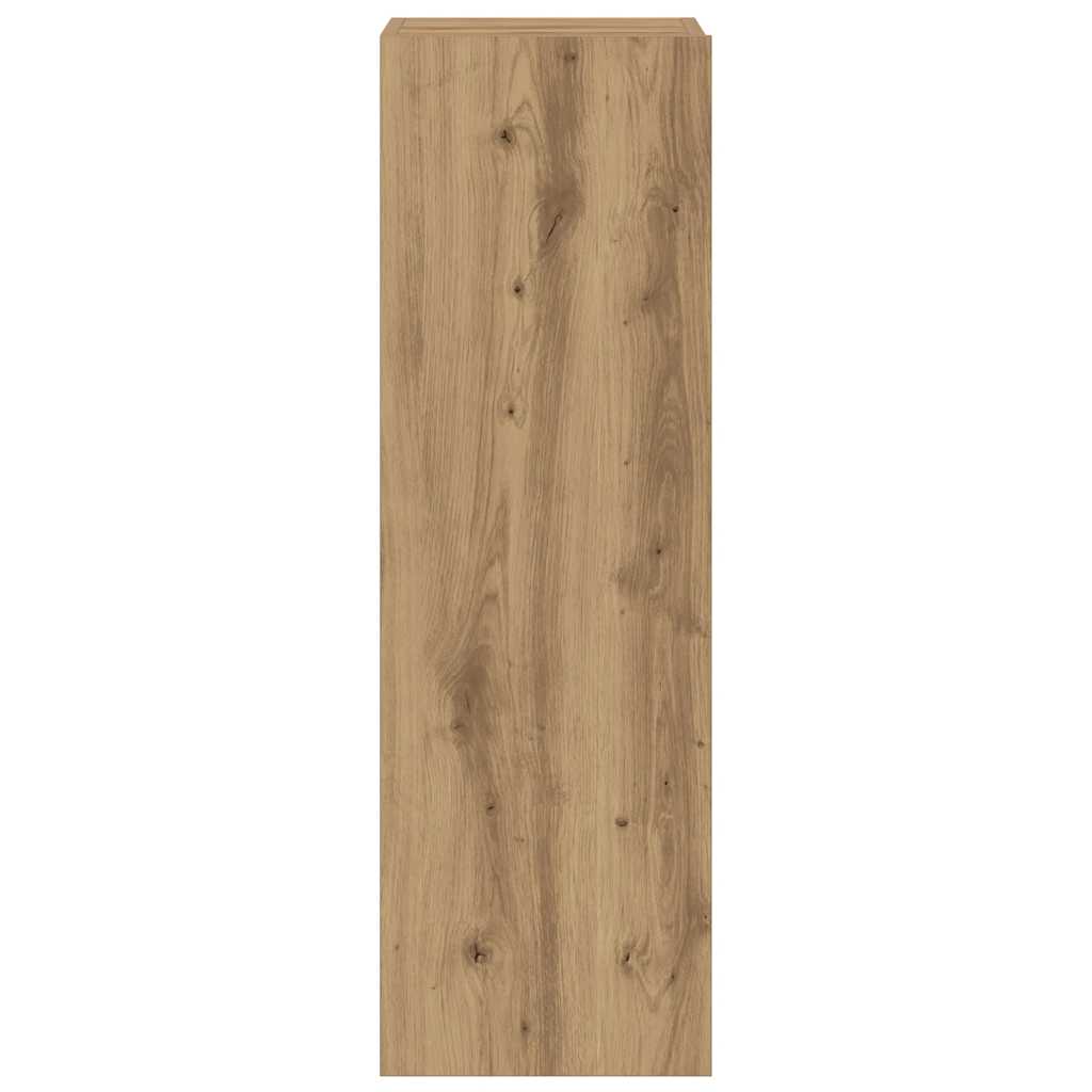 Wall Mounted TV cabinets 3 pcs Artisan Oak Engineered Wood